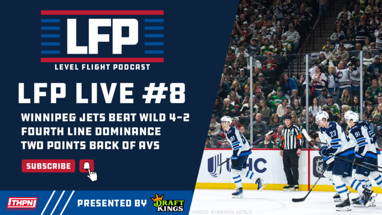 Winnipeg Jets Defeat Wild 4-2, Fourth Line Dominance, Two Points Back of Avs | LFP Live #8